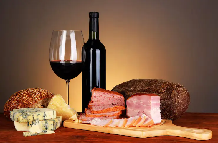 Cured Meat in Red Wine