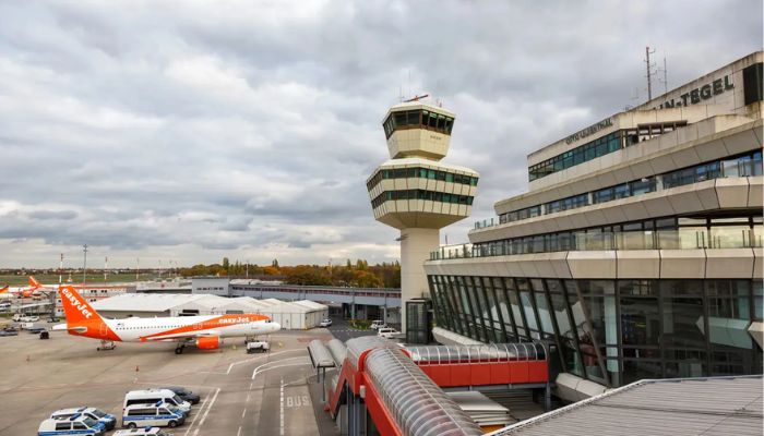 Now: Tegel Airport, Berlin, Germany