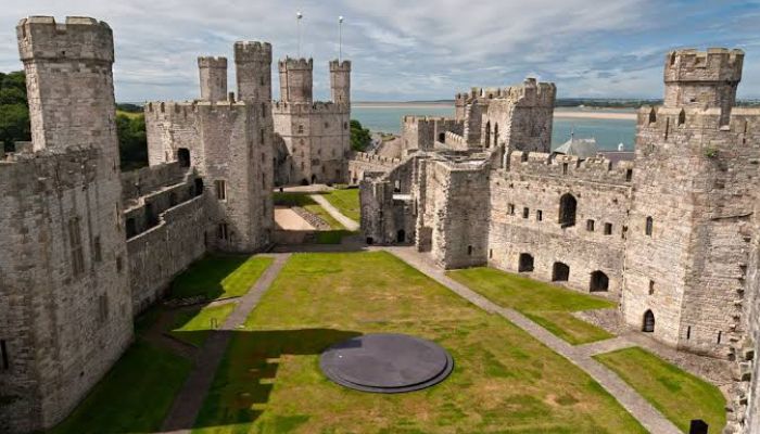 Caernarfon Castle, Wales, UK
