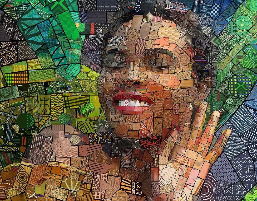 Charis Tseviss Mosaic Portraits Are Stunning